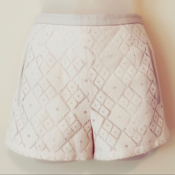 Ramy Brook Pants - Ramy Brook | Silk and Leather High Waisted Shorts